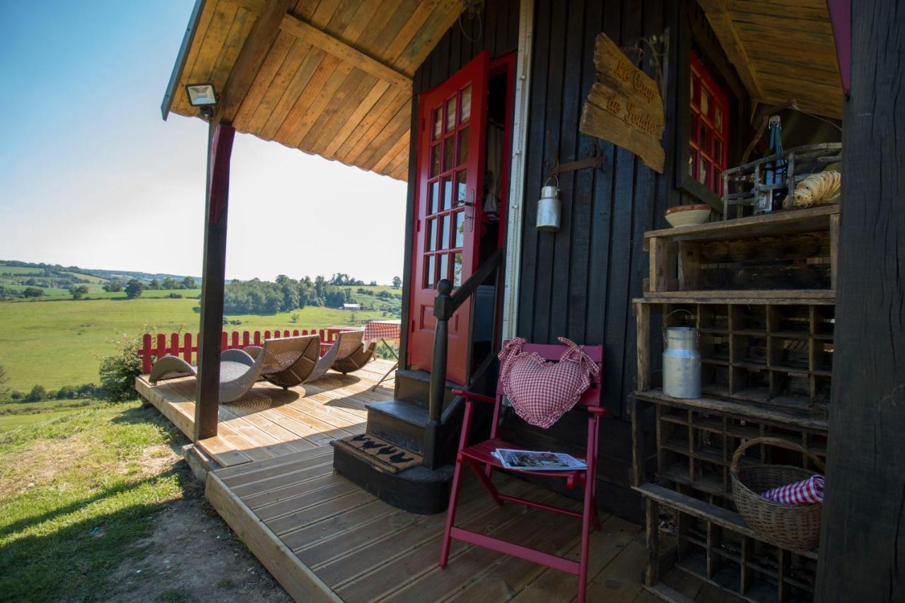 Gite Insolite "Le Coup De Foudre" Sa Vue Panoramique Vimoutiers 외부 사진